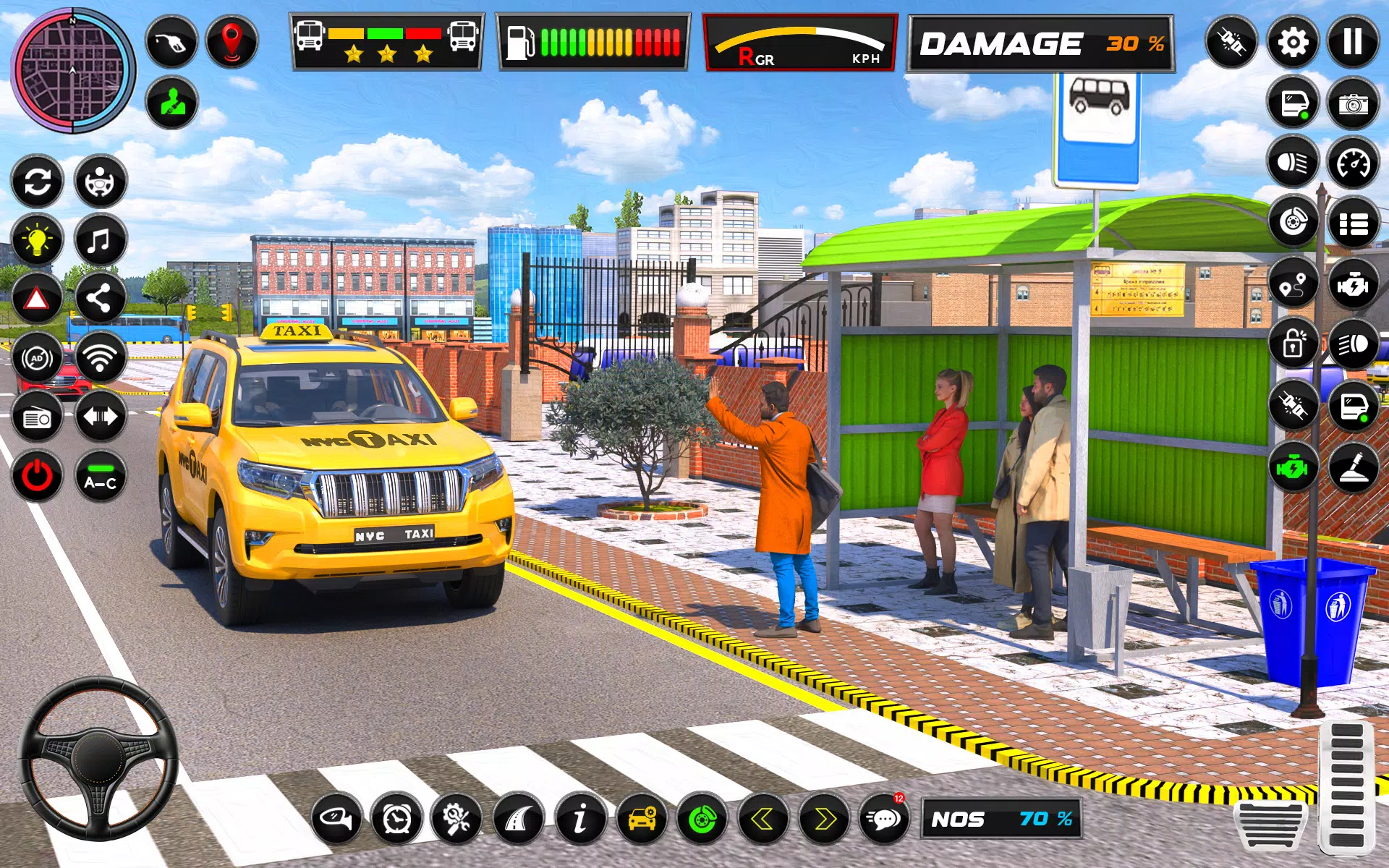 Taxi Simulator USA: City Drive स्क्रीनशॉट 1