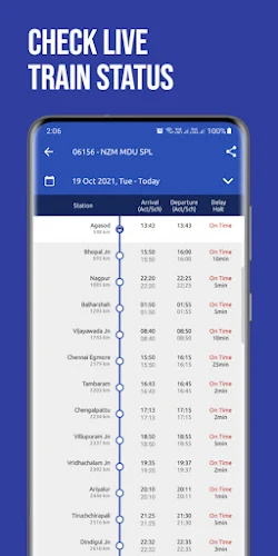 Mobile IRCTC Ticket Booking應用截圖第2張