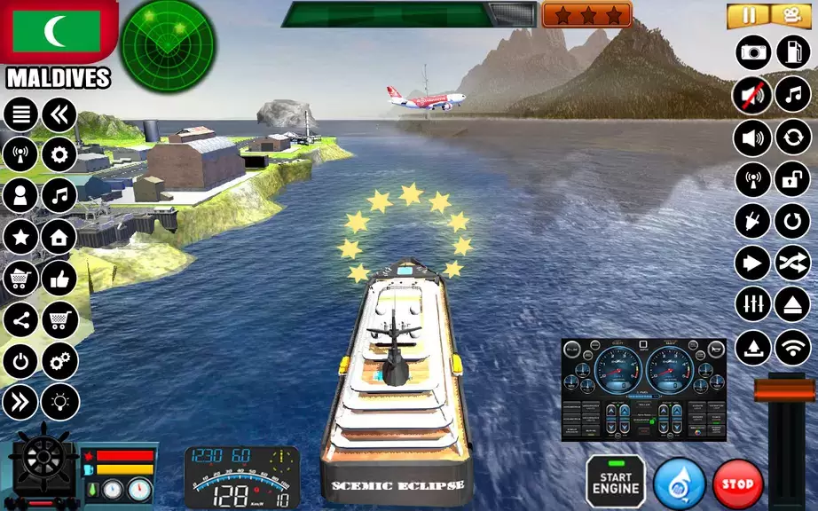 Big Cruise Ship Simulator Ảnh chụp màn hình 1