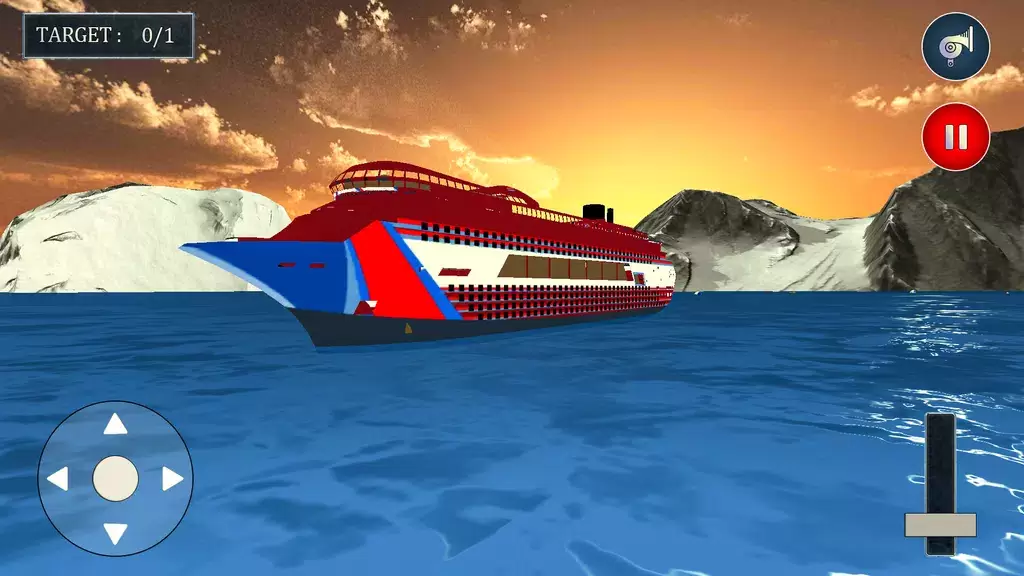 Sea Captain Ship Driving Sim Скриншот 1