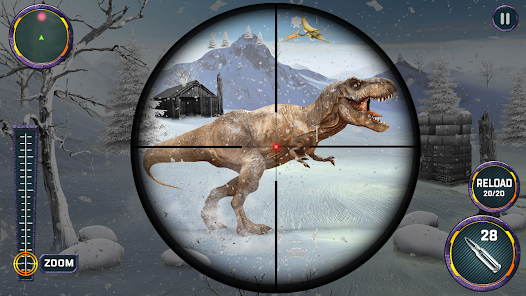 Schermata Dino Hunter Sniper 3d: Dinosaur Free FPS Shooting 0