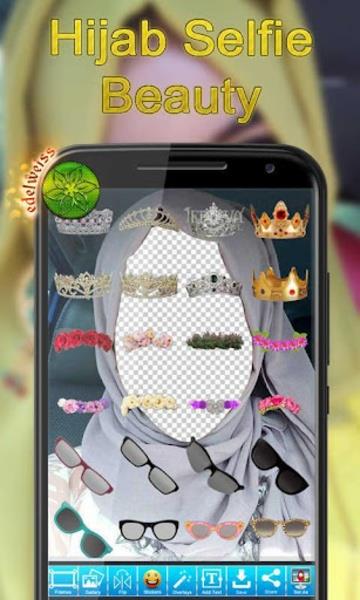 Hijab Selfie Beauty Captura de tela 3