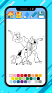 Scooby coloring doo cartoon ga Screenshot 2