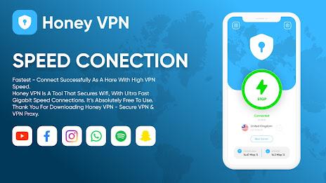 Honey VPN - Fast & Secure應用截圖第1張