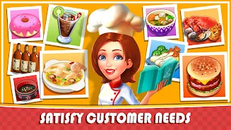 Cooking Rush - Chef game স্ক্রিনশট 1