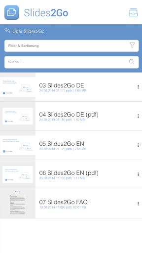 Slides2Go Captura de pantalla 1