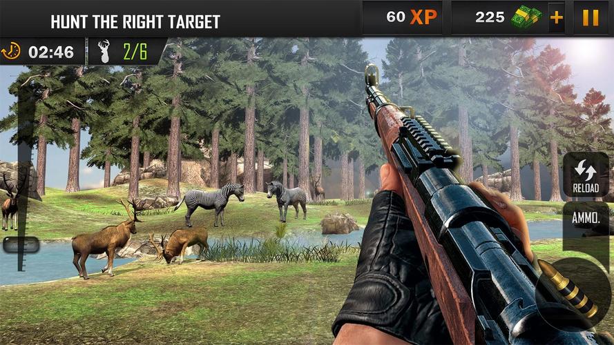 Sniper Shooter Jungle Hunter Tangkapan skrin 0