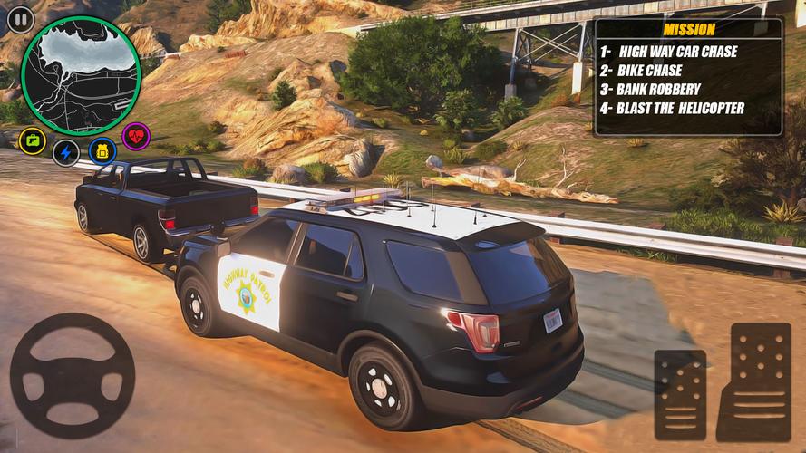 Police Van Driving: Cop Games Captura de tela 1