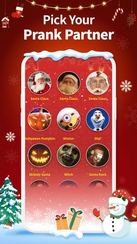 Santa Prank Call: Fake video Ekran Görüntüsü 1