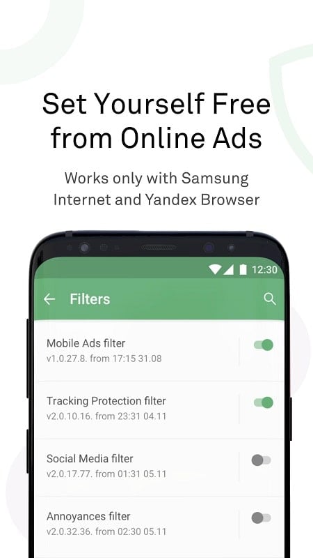 Schermata Adguard Premium 1