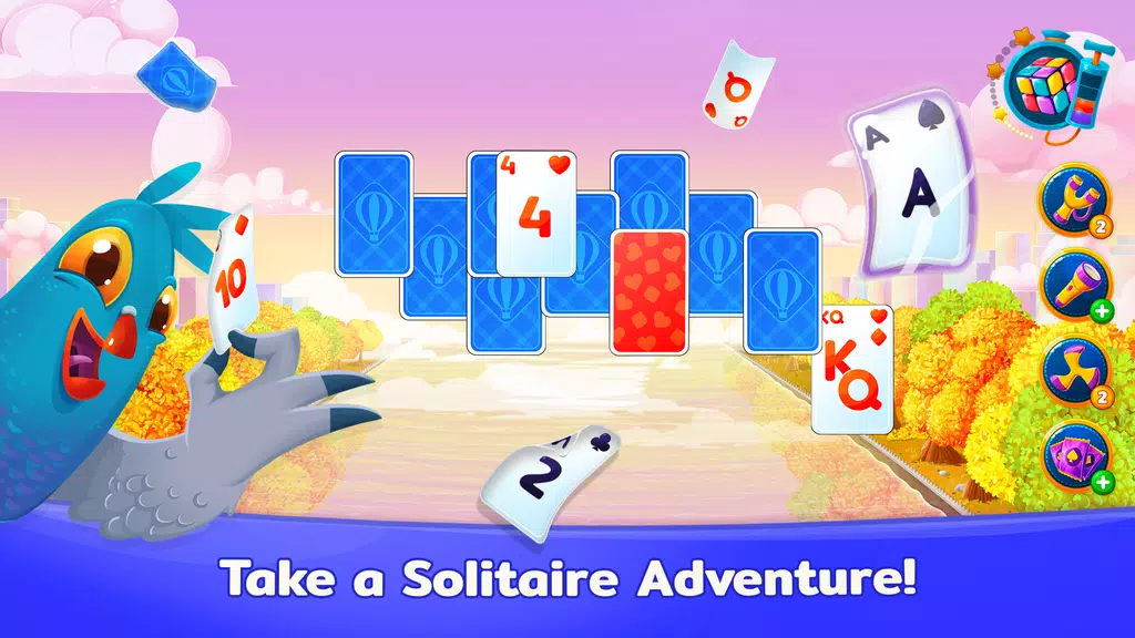 SoliTown – Solitaire Tripeaks ဖန်သားပြင်ဓာတ်ပုံ 0