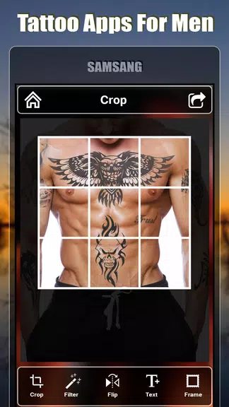 Tattoo design apps for men Capture d'écran 1