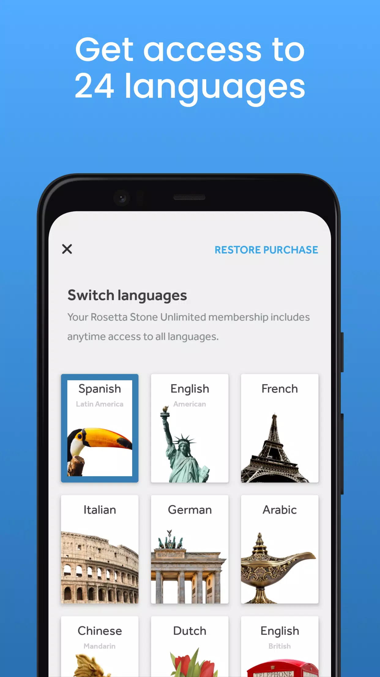 Rosetta Stone Tangkapan skrin 2