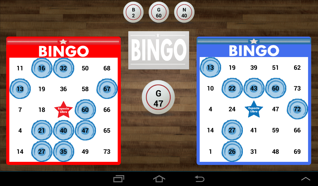 Bingo In Spanish Free Screenshot 0