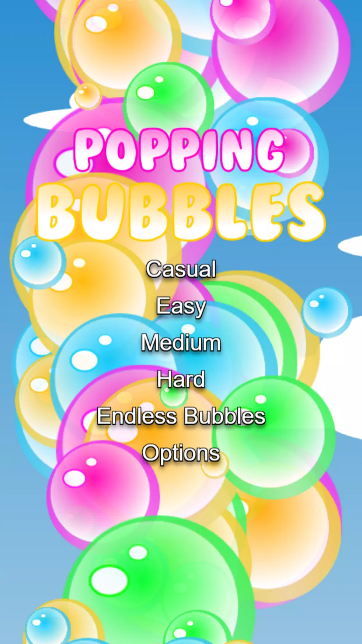 Popping Bubbles Captura de pantalla 1