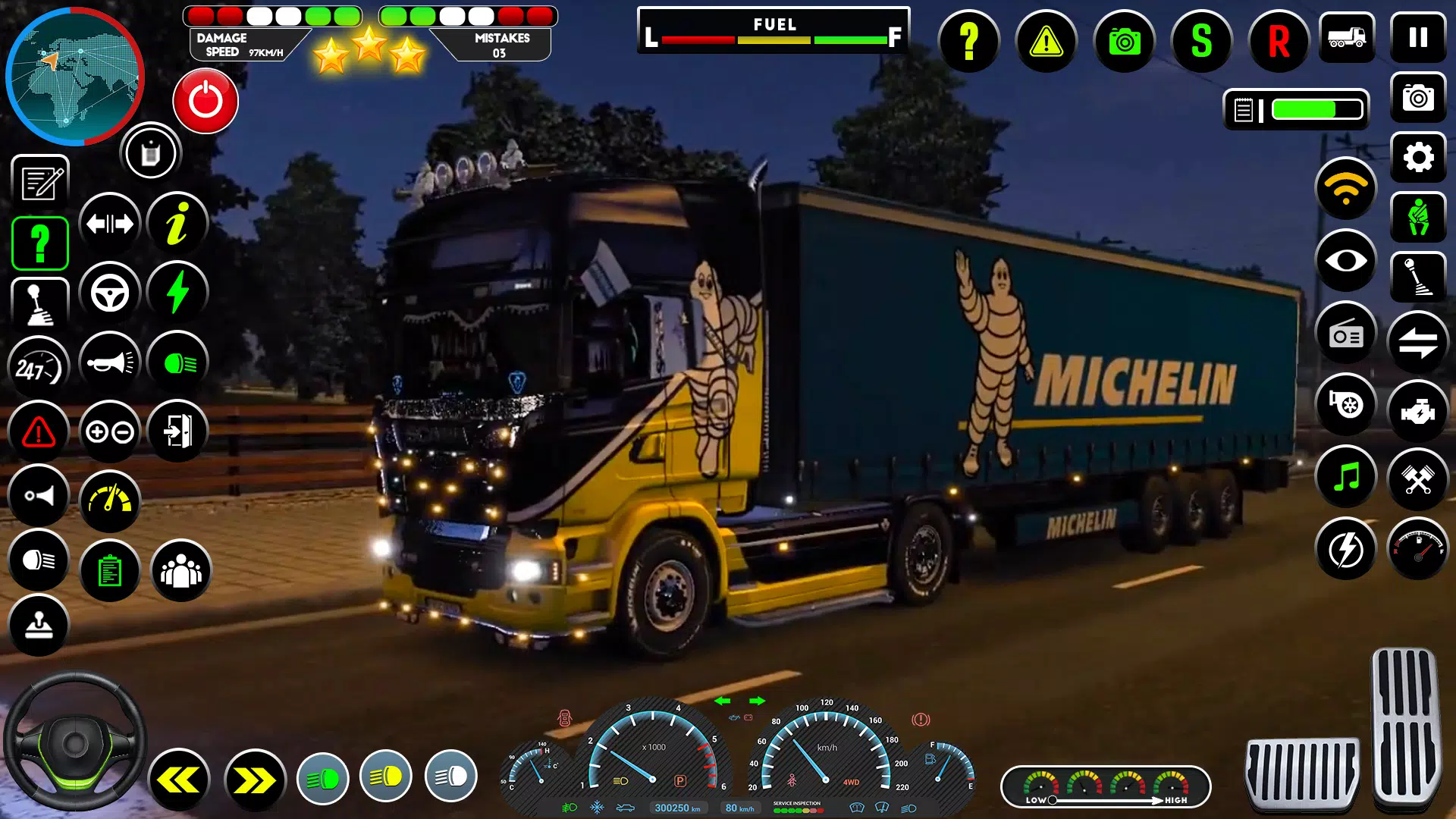 Euro Truck Driving Games Schermafbeelding 1