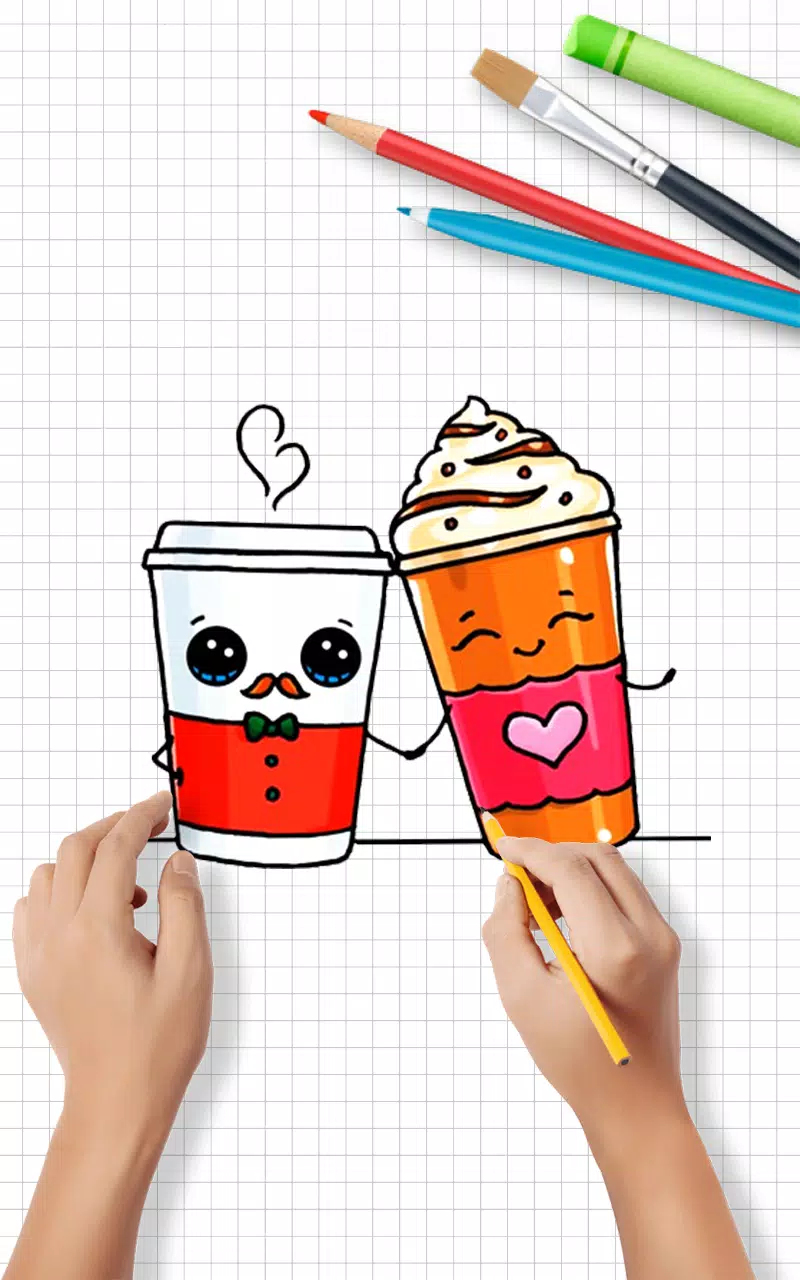 Draw Cute Drinks Ảnh chụp màn hình 0