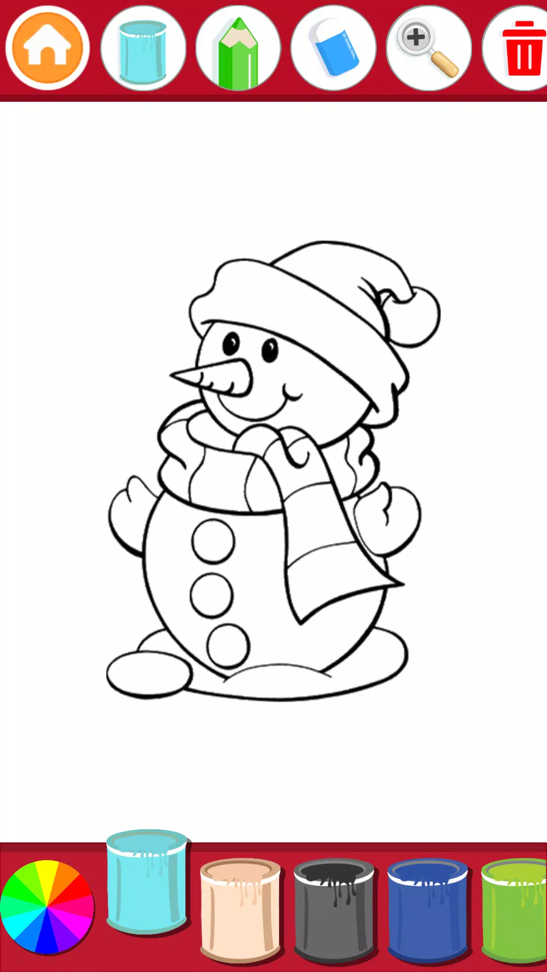 Christmas Coloring Book ဖန်သားပြင်ဓာတ်ပုံ 1