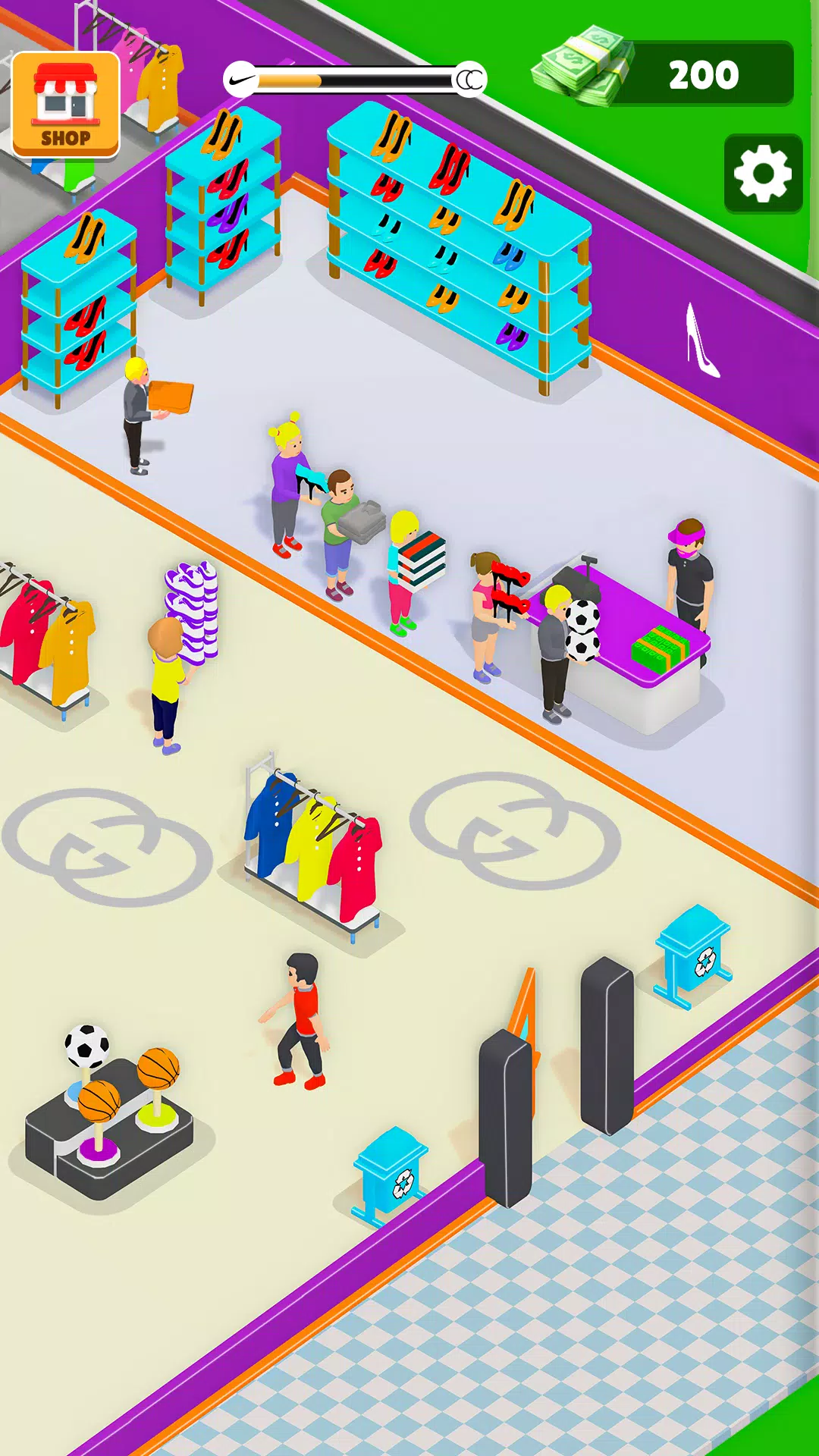 Outlet Store 3d – Tycoon Game Ekran Görüntüsü 3