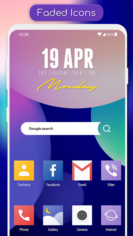 Faded - Icon Pack স্ক্রিনশট 0