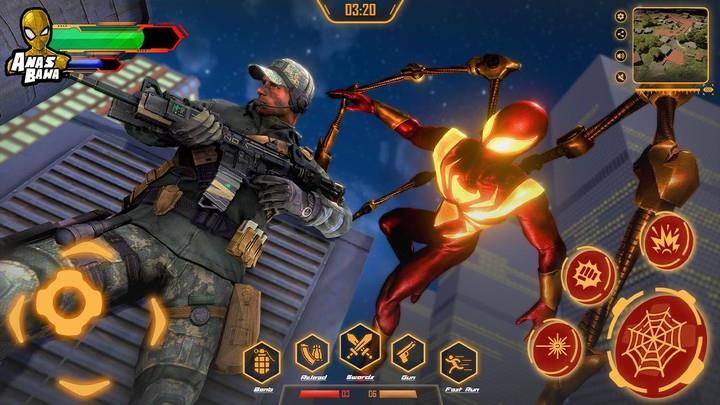 Iron Super Hero - Spider Games স্ক্রিনশট 1