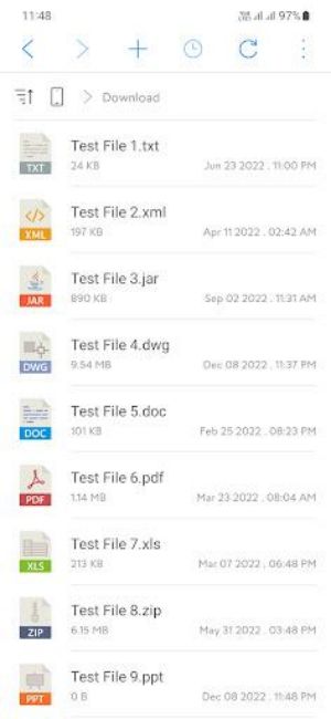 SD Card Manager For Android Captura de tela 1