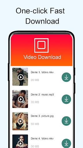 X Hot Video Downloader- Free Video Downloader 2021 स्क्रीनशॉट 3