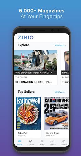 ZINIO - Magazine Newsstand Ekran Görüntüsü 0