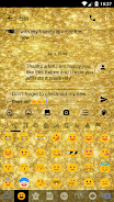 SMS Messages GlitterGold Glass应用截图第3张