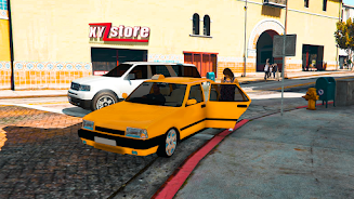 Taxi Driving Simulator Game 3D Скриншот 1