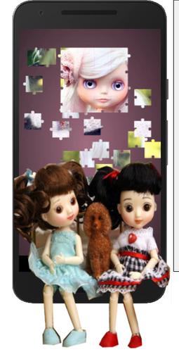 Cute Dolls Jigsaw Slide Puzzle スクリーンショット 1