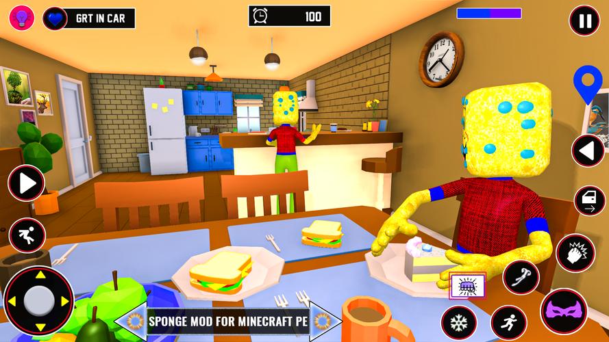 Sponge Boy Adventure Hero Game Zrzut ekranu 0