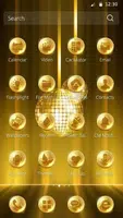 Golden Disco Vintage Theme Ảnh chụp màn hình 2