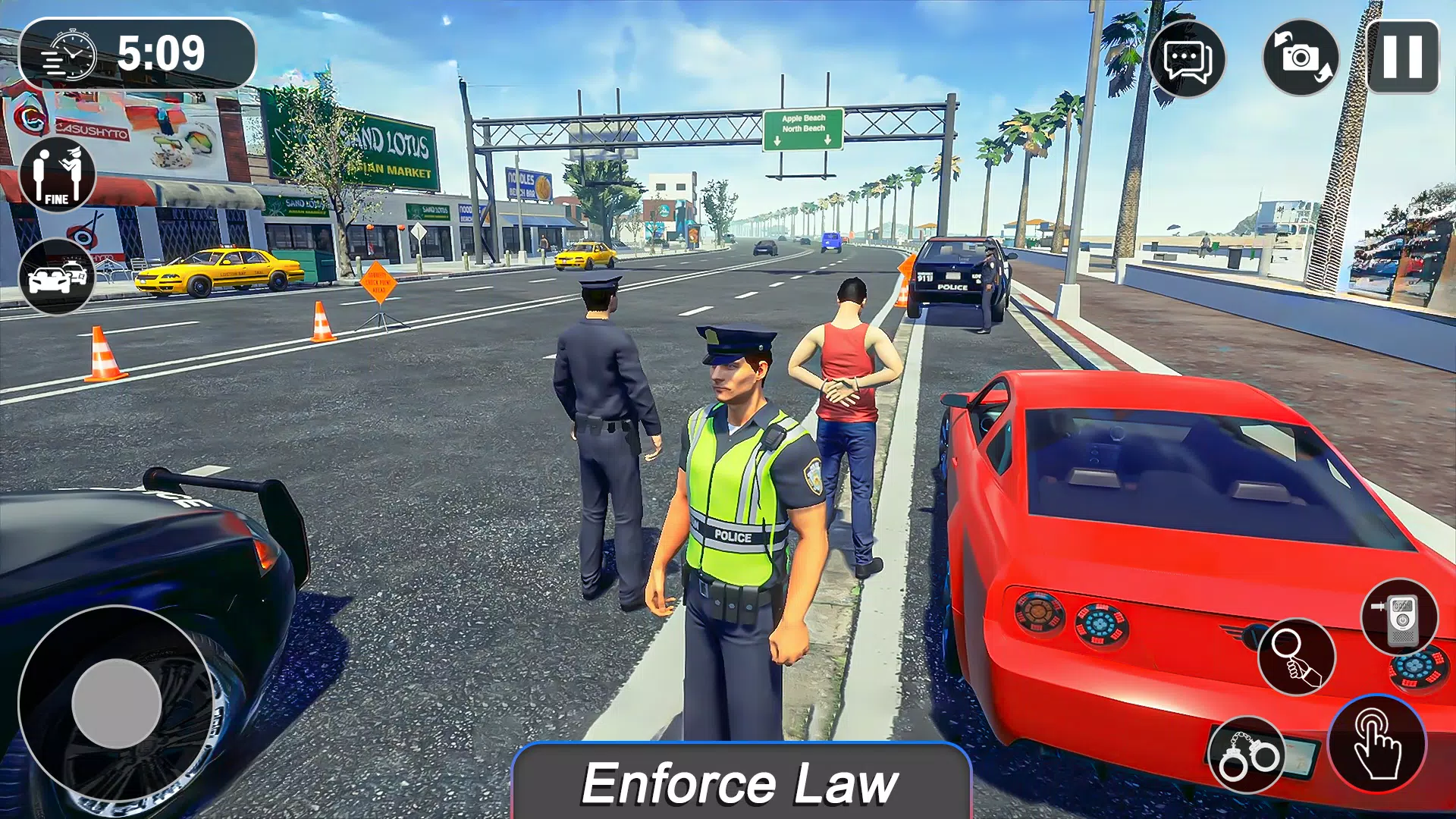 Schermata Border Petrol Police Games 3D 1