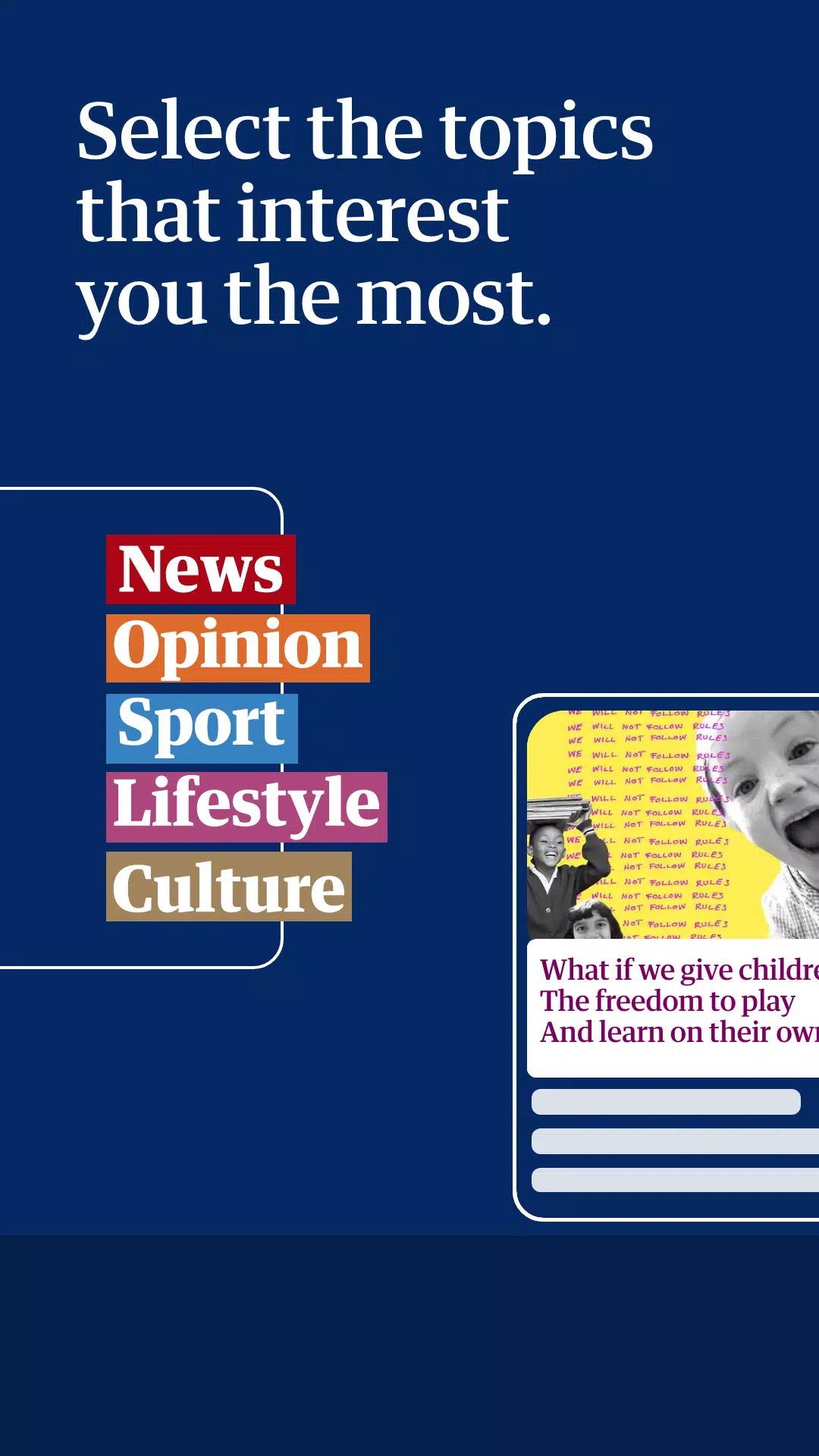 The Guardian - News & Sport Скриншот 1