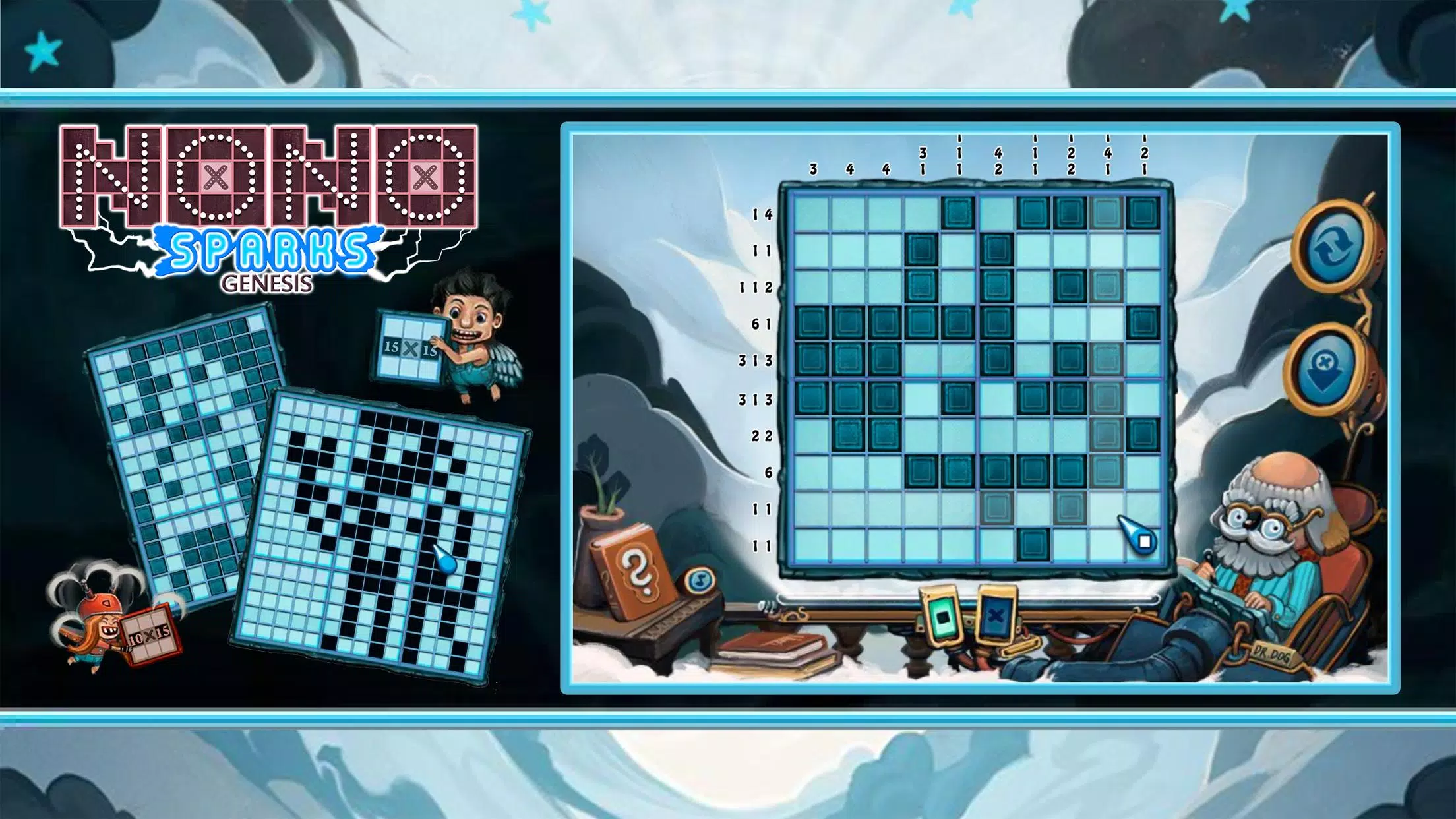 NoNoSparks: Genesis - Picross Captura de tela 1