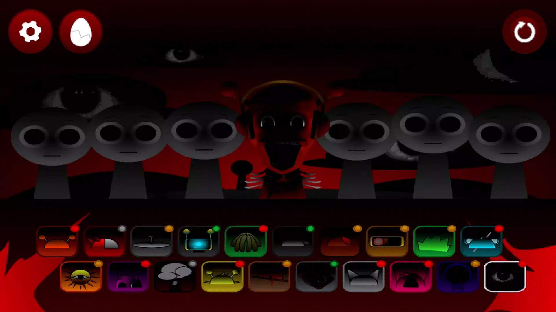 Sprunki Game Wenda Horror Mod Tangkapan skrin 3