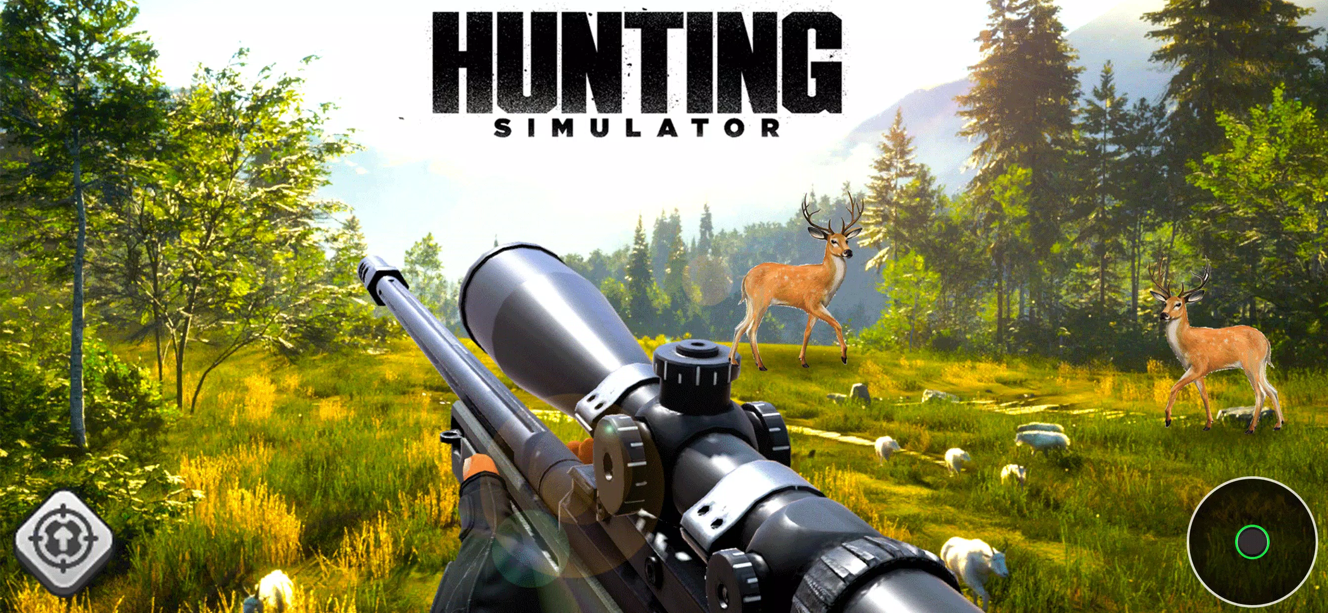 Wild Animal Hunting Simulator Tangkapan skrin 0