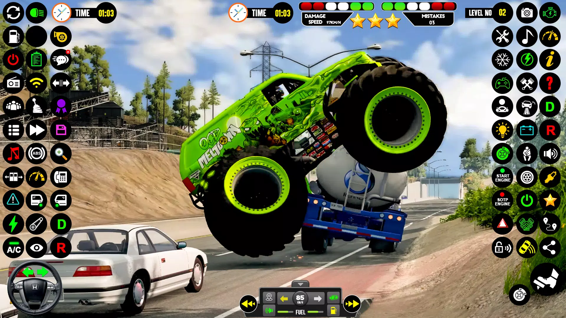 4x4 Monster Truck Game - Derby 스크린샷 1