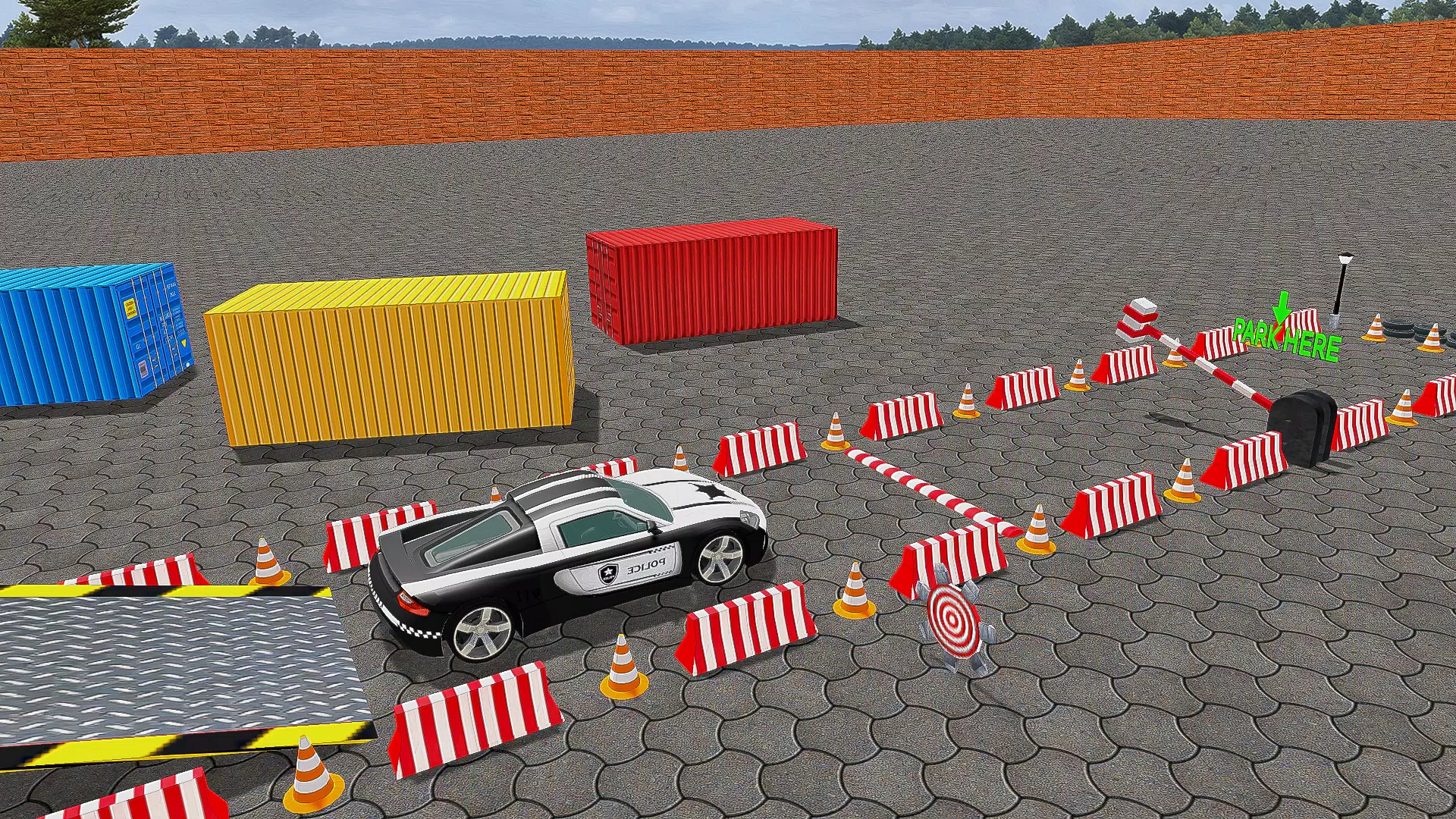 Police Car Parking Car Game 3D Zrzut ekranu 2