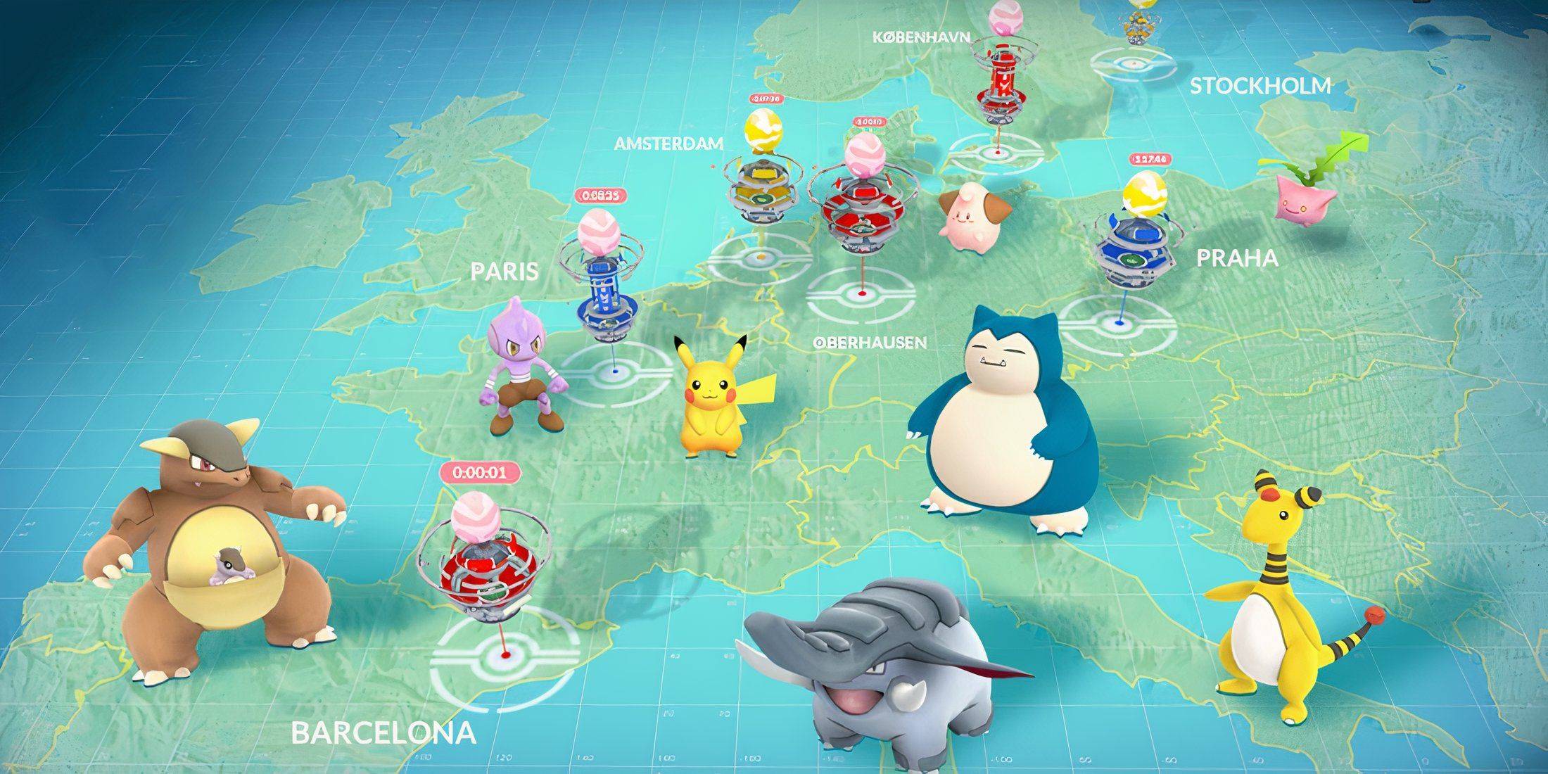 Pokémon GO Destinos de festivais revelados para 2025