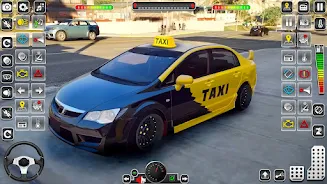 Taxi Simulator 3D-US Taxi Game Tangkapan skrin 2