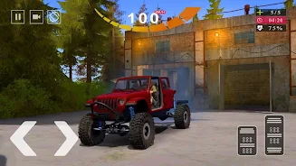 Offroad Jeep Simulator 2020 - Schermafbeelding 1