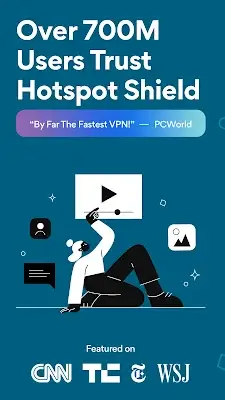 HotspotShield VPN & Wifi Proxy Captura de tela 0