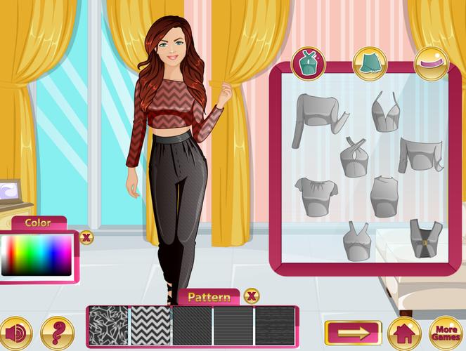 Model Star Girl Dress Up Games Captura de pantalla 0