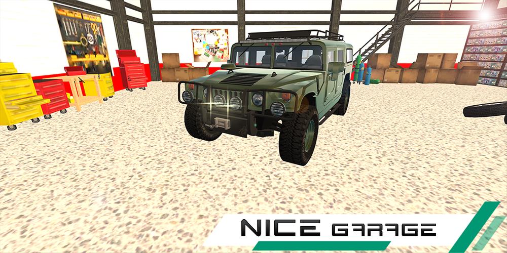 Hummer Drift Car Simulator Schermafbeelding 0