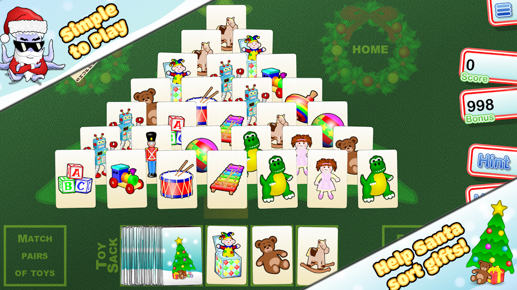 Christmas Tree Solitaire Zrzut ekranu 0