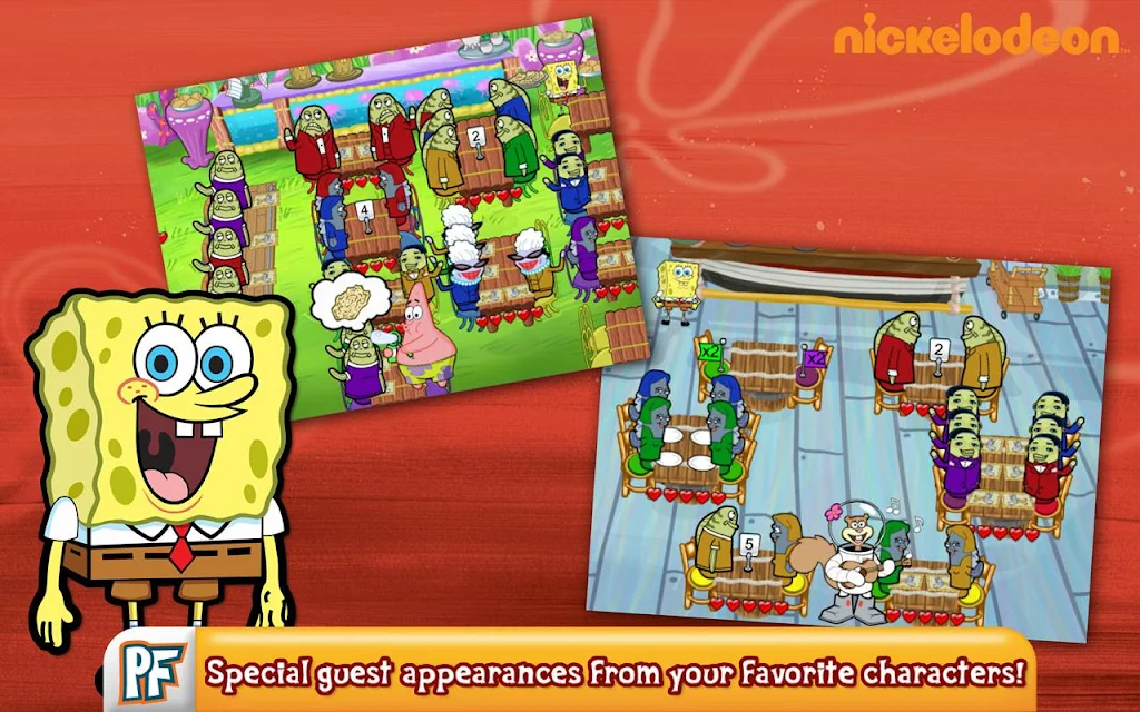 SpongeBob Diner Dash Capture d'écran 1