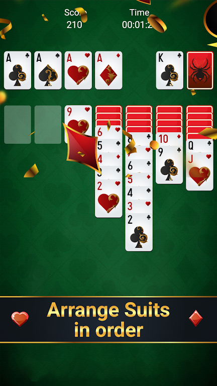 Free spider solitaire - classic solitaire应用截图第2张