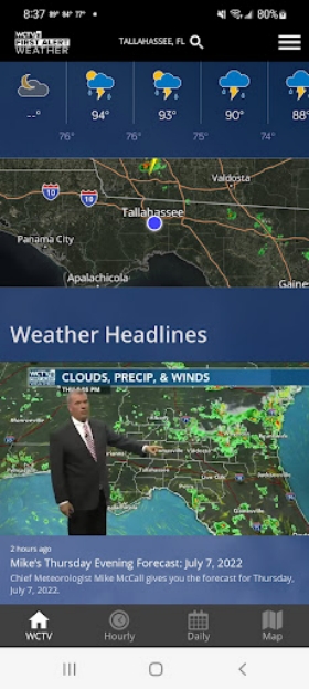 Schermata WCTV First Alert Weather 1